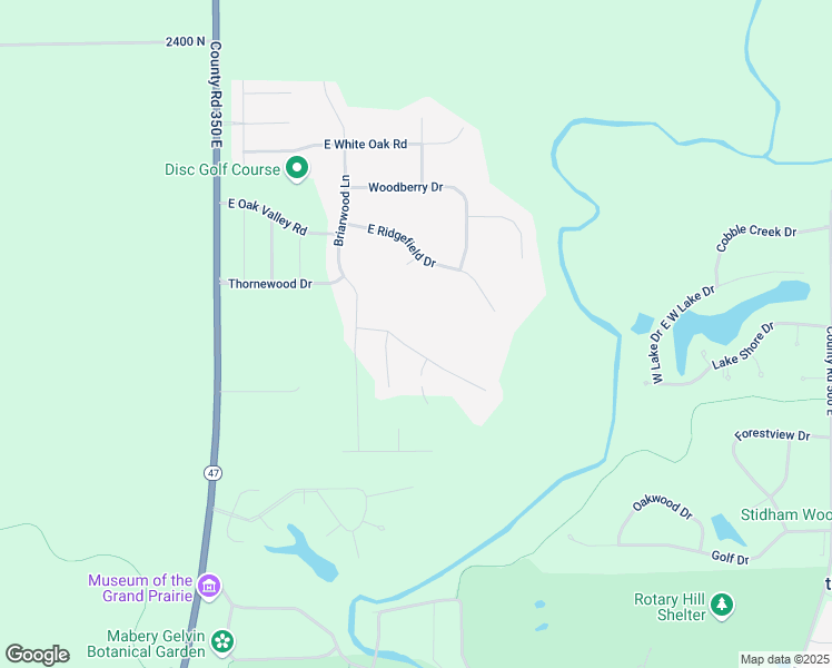 map of restaurants, bars, coffee shops, grocery stores, and more near 1402 Forest Ridge Drive in Mahomet