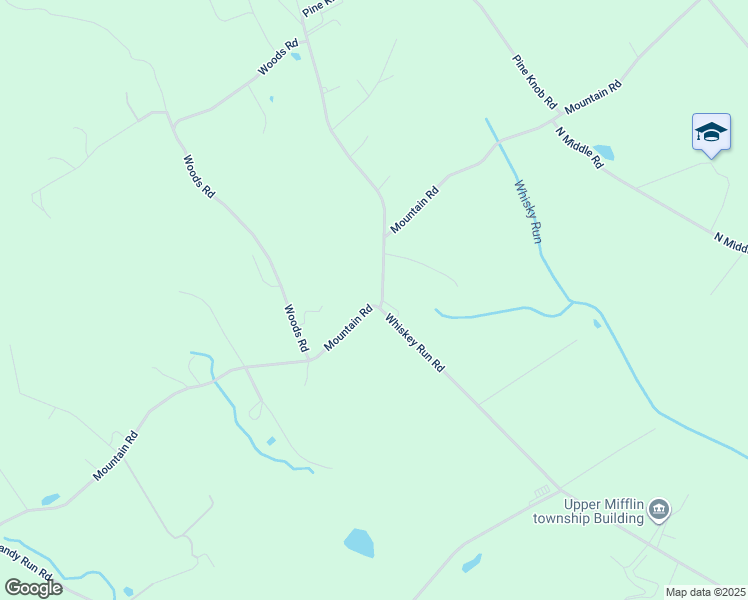 map of restaurants, bars, coffee shops, grocery stores, and more near 698 Mountain Road in Newville