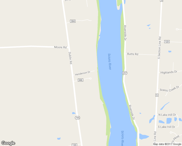 map of restaurants, bars, coffee shops, grocery stores, and more near 5741 Henderson Drive in Delaware