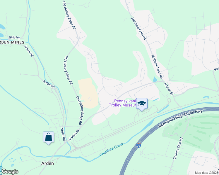 map of restaurants, bars, coffee shops, grocery stores, and more near 181 Glen Arden Circle in Washington