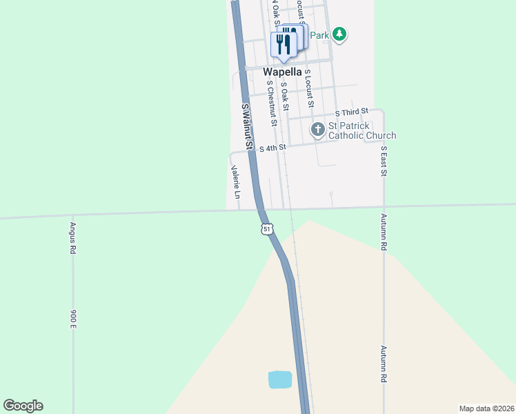map of restaurants, bars, coffee shops, grocery stores, and more near 41 Walnut Street in Clinton