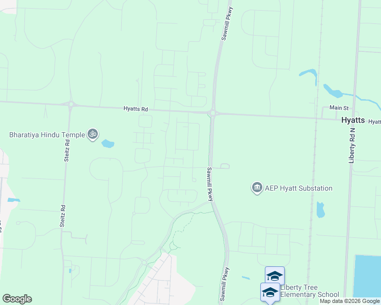 map of restaurants, bars, coffee shops, grocery stores, and more near 6232 Bishop Boulevard in Powell
