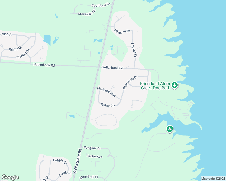 map of restaurants, bars, coffee shops, grocery stores, and more near 3590 Mariners Way in Lewis Center
