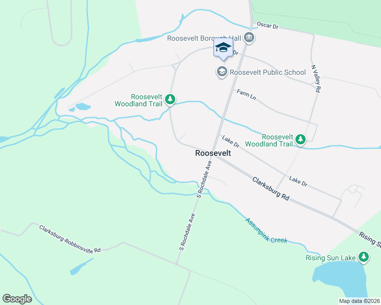 map of restaurants, bars, coffee shops, grocery stores, and more near 49 Tamara Drive in Roosevelt
