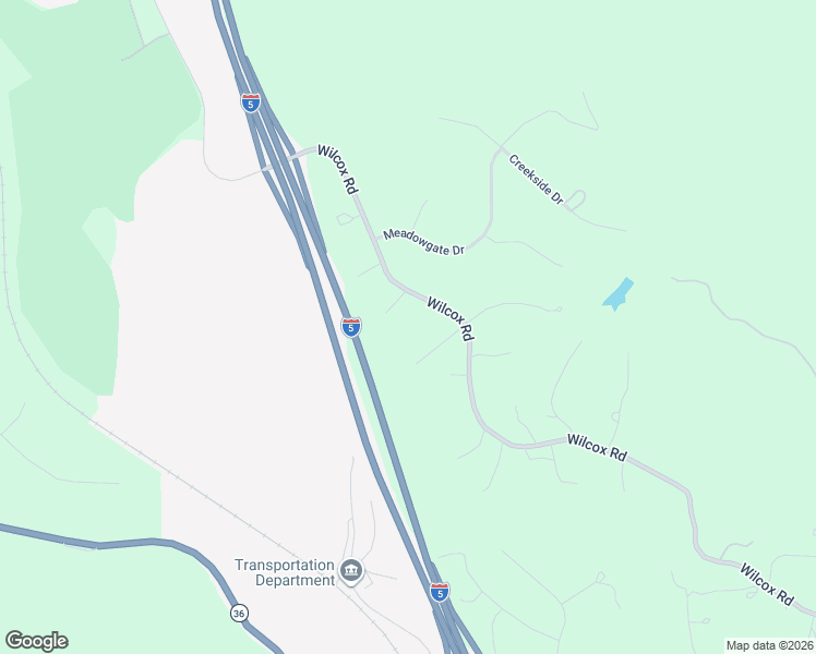 map of restaurants, bars, coffee shops, grocery stores, and more near 14485 Monte Vista Court in Red Bluff