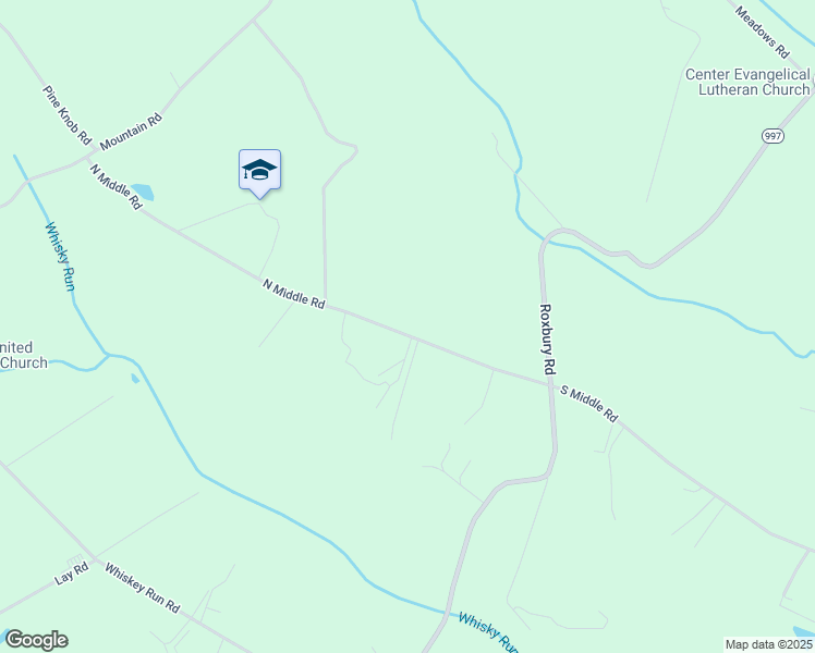 map of restaurants, bars, coffee shops, grocery stores, and more near 635 North Middle Road in Newville