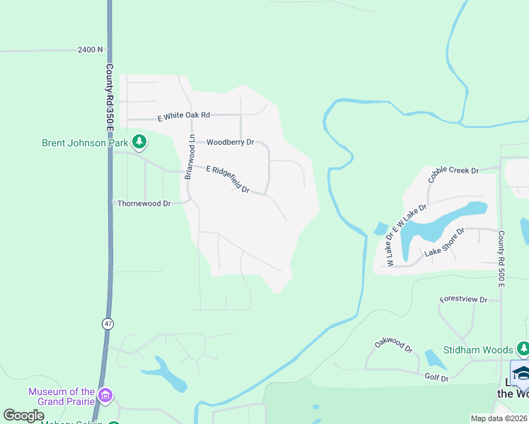 map of restaurants, bars, coffee shops, grocery stores, and more near 1501 East Ridgefield Drive in Mahomet