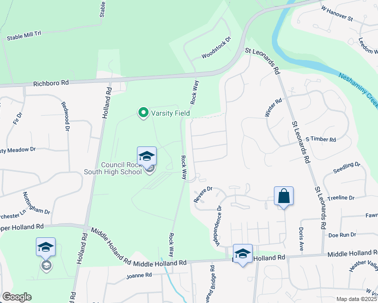 map of restaurants, bars, coffee shops, grocery stores, and more near 72 Keenan Lane in Holland