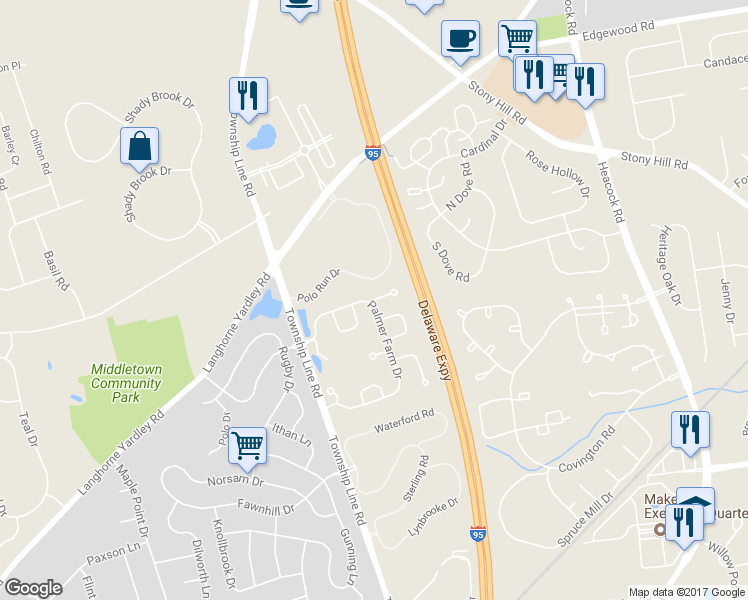 map of restaurants, bars, coffee shops, grocery stores, and more near 1917 Berrel Court in Morrisville
