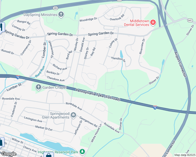 map of restaurants, bars, coffee shops, grocery stores, and more near 21 James Street in Middletown