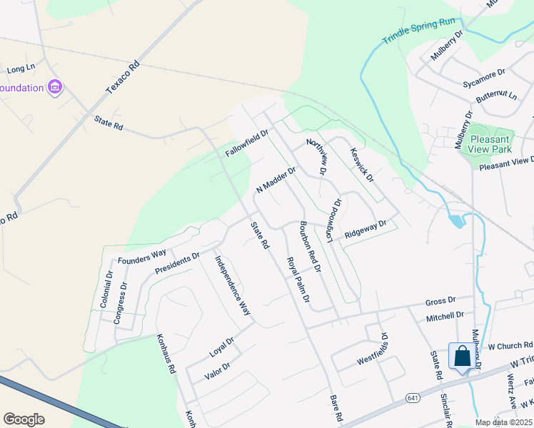 map of restaurants, bars, coffee shops, grocery stores, and more near 10 Naragansett Drive in Mechanicsburg