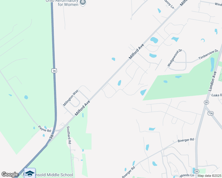 map of restaurants, bars, coffee shops, grocery stores, and more near 1610 Milford Avenue in Marysville