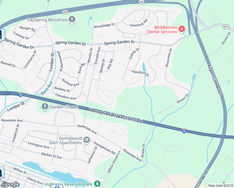 map of restaurants, bars, coffee shops, grocery stores, and more near 21 James Street in Middletown