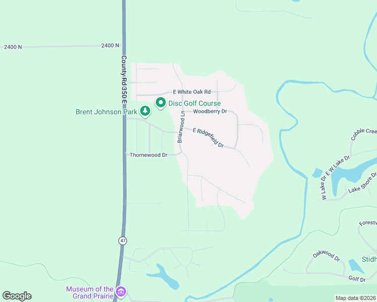 map of restaurants, bars, coffee shops, grocery stores, and more near 1310 Briarwood Lane in Mahomet