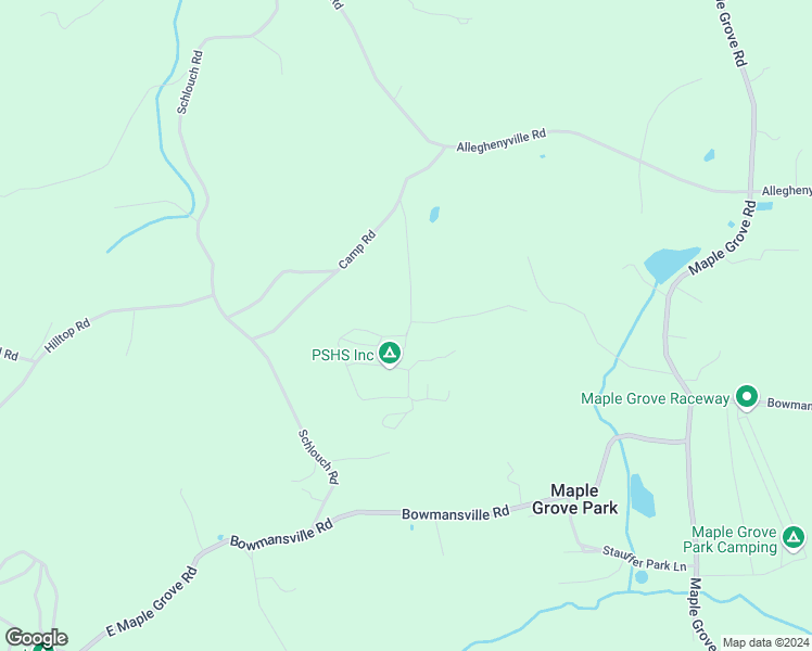 map of restaurants, bars, coffee shops, grocery stores, and more near 106 Penn Sylvan Drive in Mohnton