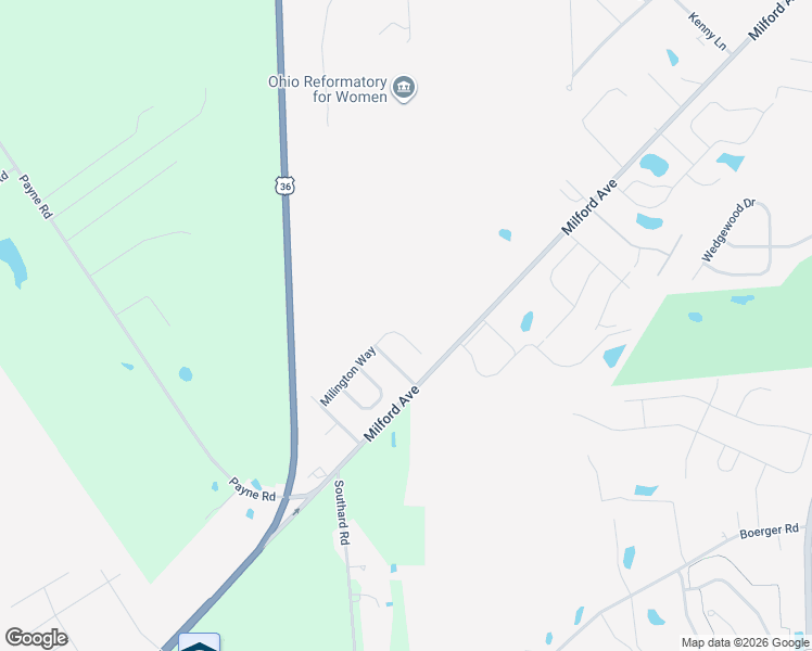 map of restaurants, bars, coffee shops, grocery stores, and more near 1622 Milington Way in Marysville