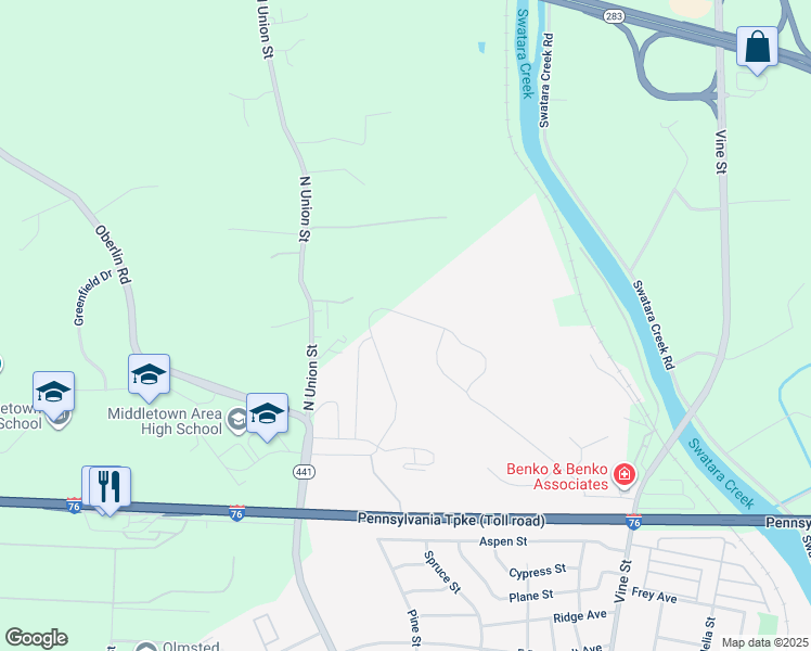 map of restaurants, bars, coffee shops, grocery stores, and more near 218 Sage Boulevard in Middletown