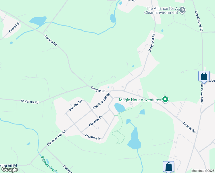map of restaurants, bars, coffee shops, grocery stores, and more near 1037 Temple Road in Pottstown