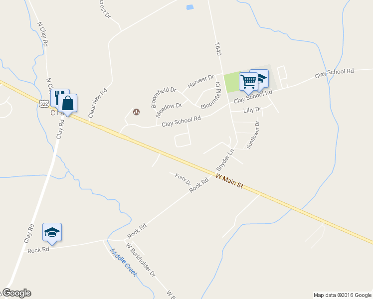 map of restaurants, bars, coffee shops, grocery stores, and more near 358 Mount Olive Lane in Ephrata
