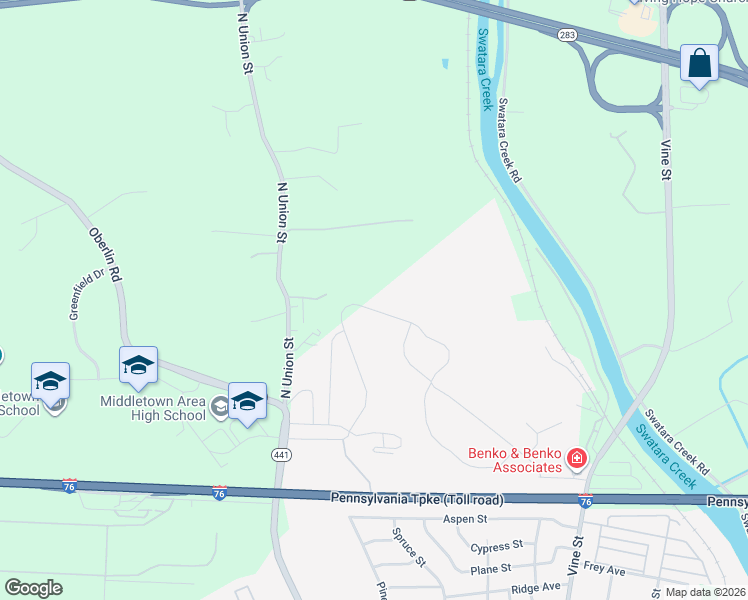 map of restaurants, bars, coffee shops, grocery stores, and more near 140 Henry Drive in Middletown