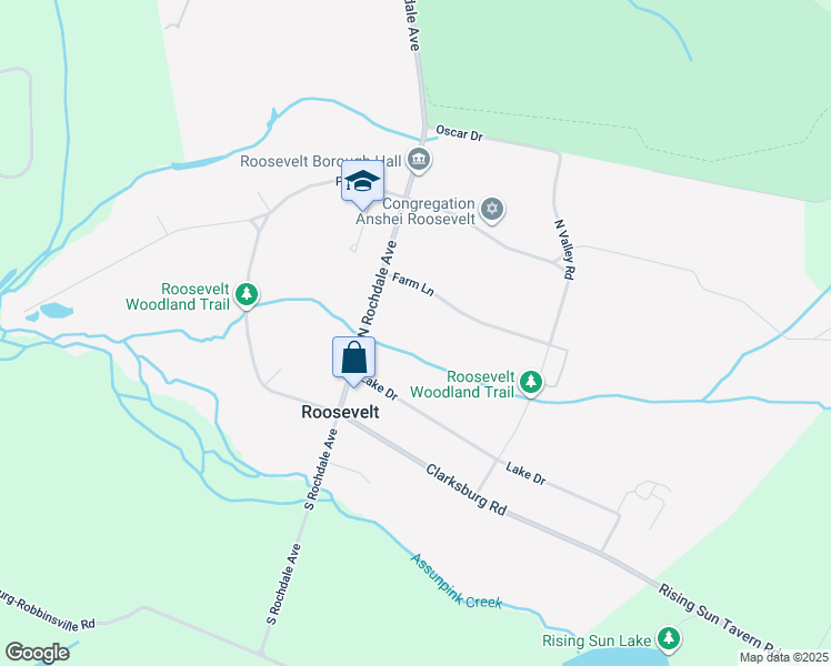 map of restaurants, bars, coffee shops, grocery stores, and more near 13 Forman Road in Millstone