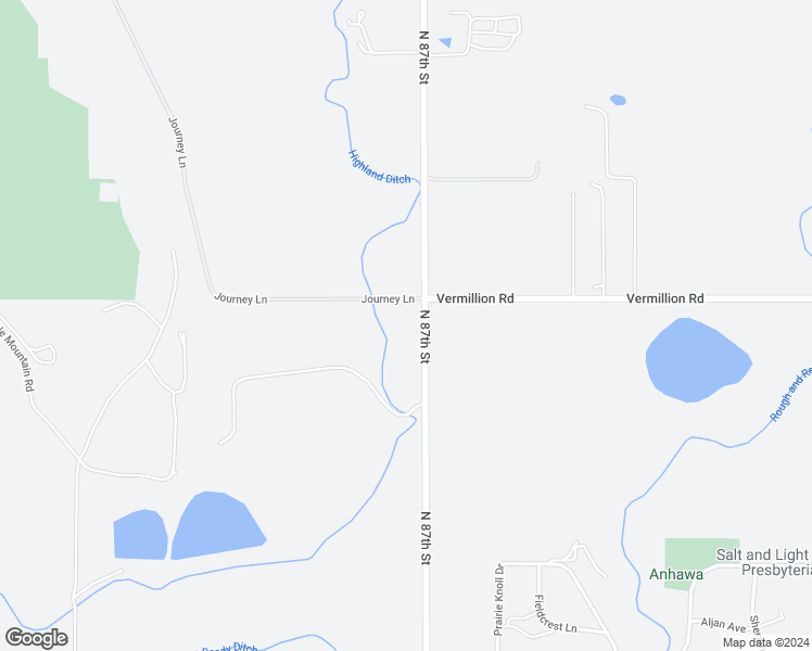 map of restaurants, bars, coffee shops, grocery stores, and more near 13413 North 87th Street in Longmont