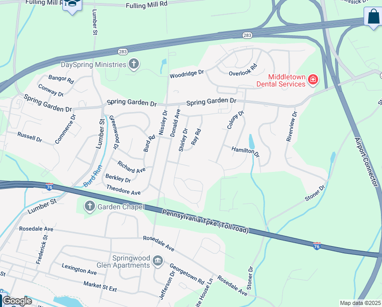 map of restaurants, bars, coffee shops, grocery stores, and more near 4 Ray Road in Middletown