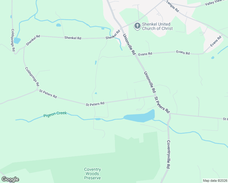 map of restaurants, bars, coffee shops, grocery stores, and more near 1869 Saint Peters Road in Pottstown