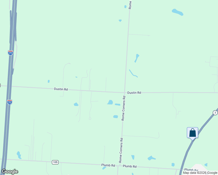 map of restaurants, bars, coffee shops, grocery stores, and more near 7441 Dustin Road in Galena