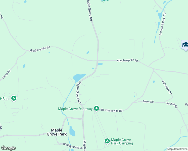 map of restaurants, bars, coffee shops, grocery stores, and more near 858 Maple Grove Road in Mohnton