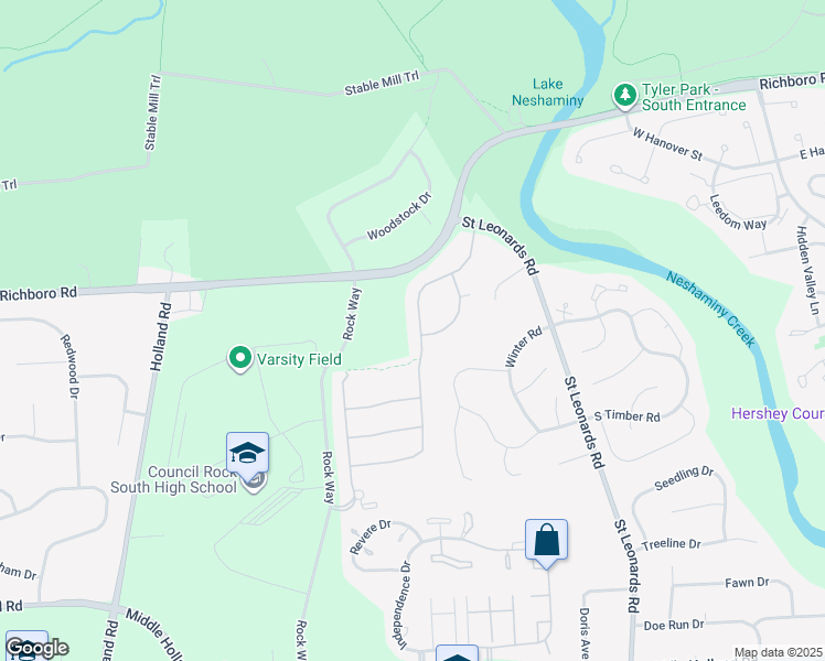 map of restaurants, bars, coffee shops, grocery stores, and more near 209 Sydney Road in Holland