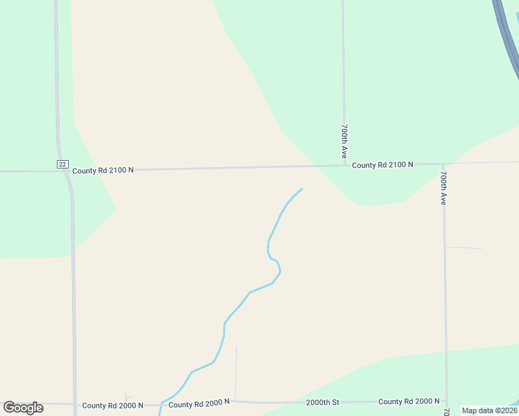 map of restaurants, bars, coffee shops, grocery stores, and more near 2061 700th Avenue in Hartsburg