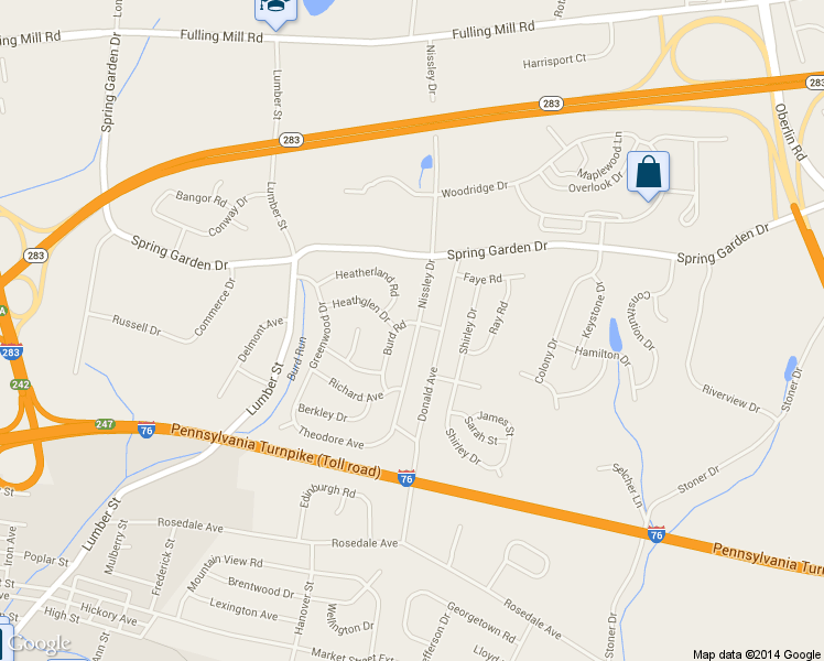 map of restaurants, bars, coffee shops, grocery stores, and more near 27 Nissley Drive in Middletown
