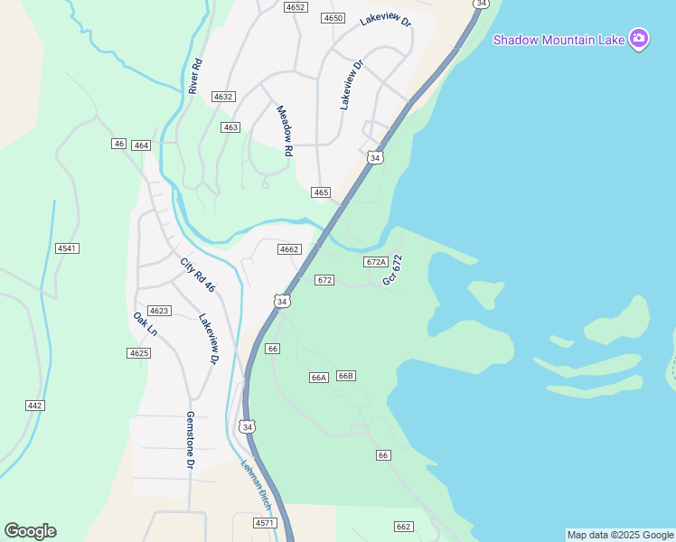 map of restaurants, bars, coffee shops, grocery stores, and more near 101 County Road in Grand Lake