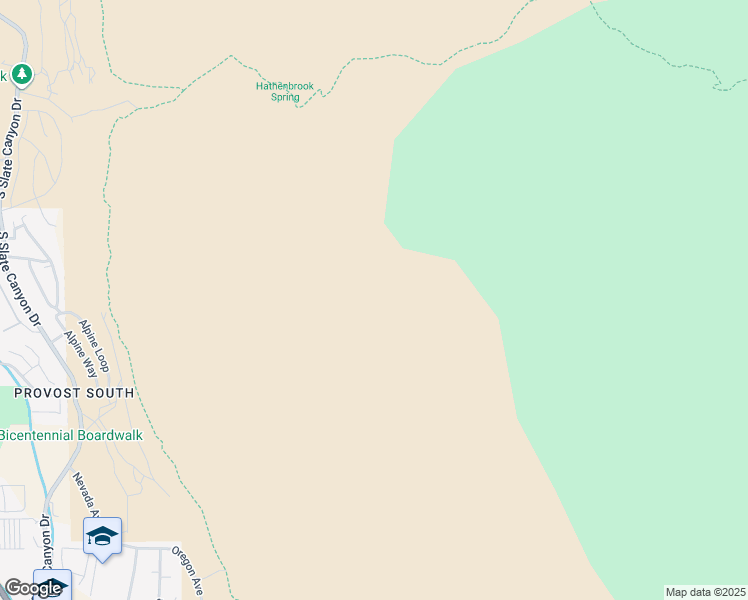 map of restaurants, bars, coffee shops, grocery stores, and more near Bonneville Shoreline Trail in Provo