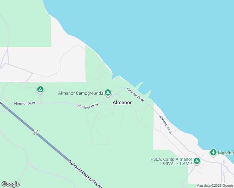 map of restaurants, bars, coffee shops, grocery stores, and more near 3801 Pole Line Road in Canyondam