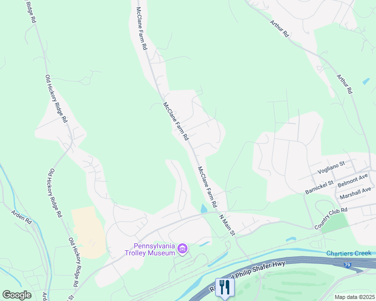 map of restaurants, bars, coffee shops, grocery stores, and more near 369 McClane Farm Road in Washington