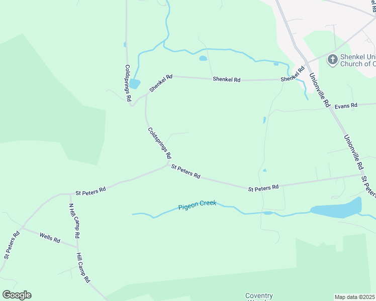 map of restaurants, bars, coffee shops, grocery stores, and more near 2039 Saint Peters Road in Pottstown