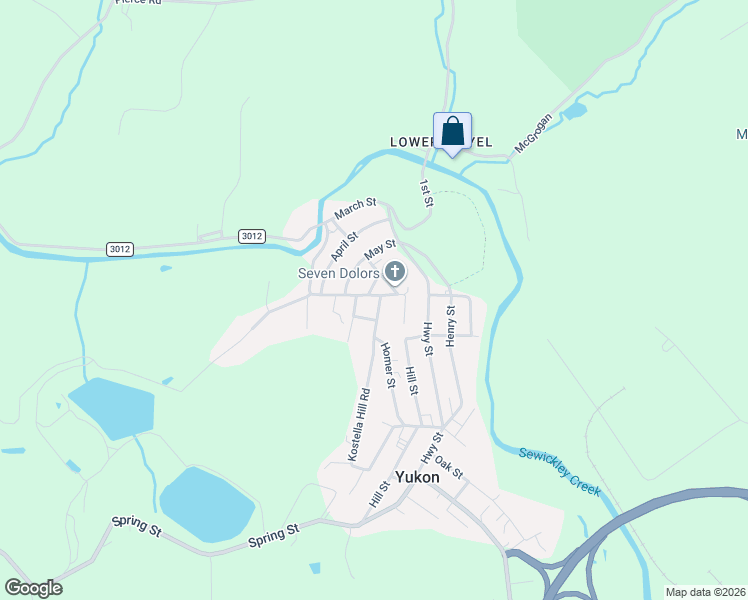 map of restaurants, bars, coffee shops, grocery stores, and more near 145 Homer Street in Yukon