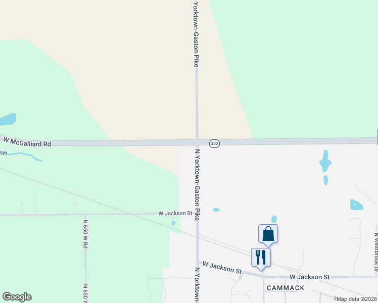 map of restaurants, bars, coffee shops, grocery stores, and more near 3109 North 600 West in Muncie