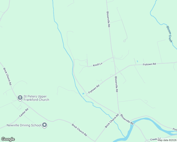 map of restaurants, bars, coffee shops, grocery stores, and more near 38 Knoll Lane in Newville