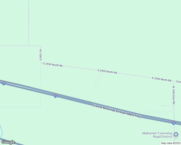 map of restaurants, bars, coffee shops, grocery stores, and more near 1413 East 2950 North Road in Mansfield