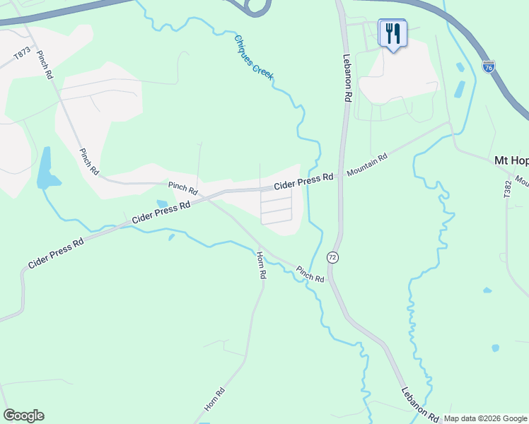 map of restaurants, bars, coffee shops, grocery stores, and more near 59 Hemlock Acres in Manheim
