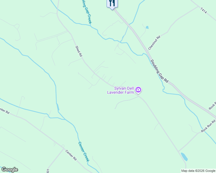 map of restaurants, bars, coffee shops, grocery stores, and more near 304 Shed Road in Newville