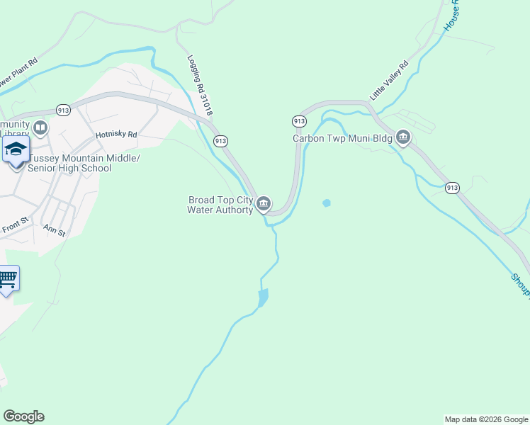 map of restaurants, bars, coffee shops, grocery stores, and more near Hwy 913 in Saxton