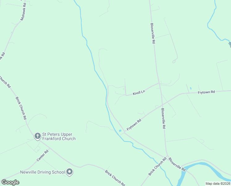 map of restaurants, bars, coffee shops, grocery stores, and more near 38 Knoll Lane in Newville