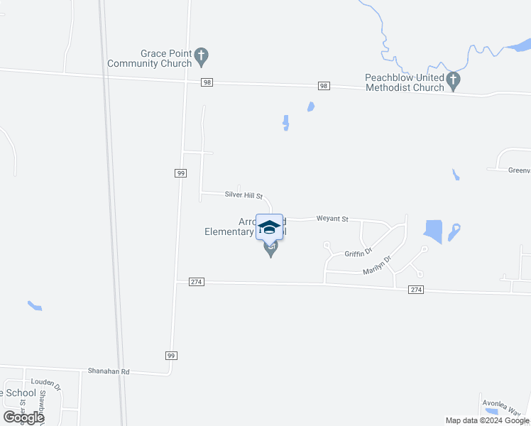 map of restaurants, bars, coffee shops, grocery stores, and more near 2457 Weyant Street in Lewis Center