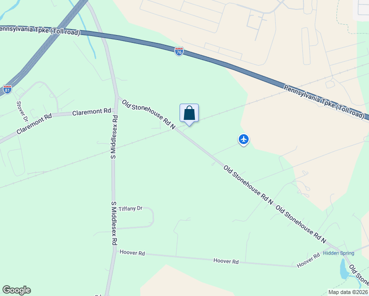map of restaurants, bars, coffee shops, grocery stores, and more near 300 Old Stonehouse Road North in Carlisle