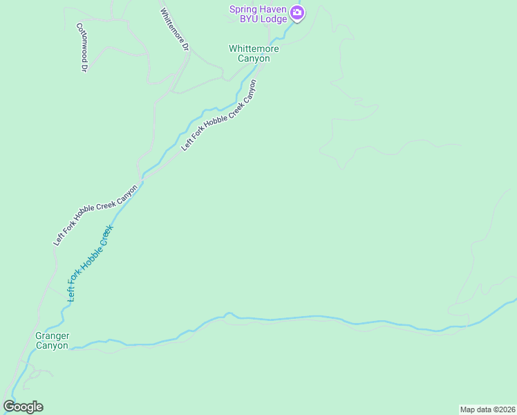 map of restaurants, bars, coffee shops, grocery stores, and more near 641 Hobble Creek Canyon in Springville