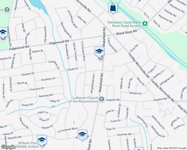 map of restaurants, bars, coffee shops, grocery stores, and more near 1809 Wrightfield Road in Morrisville